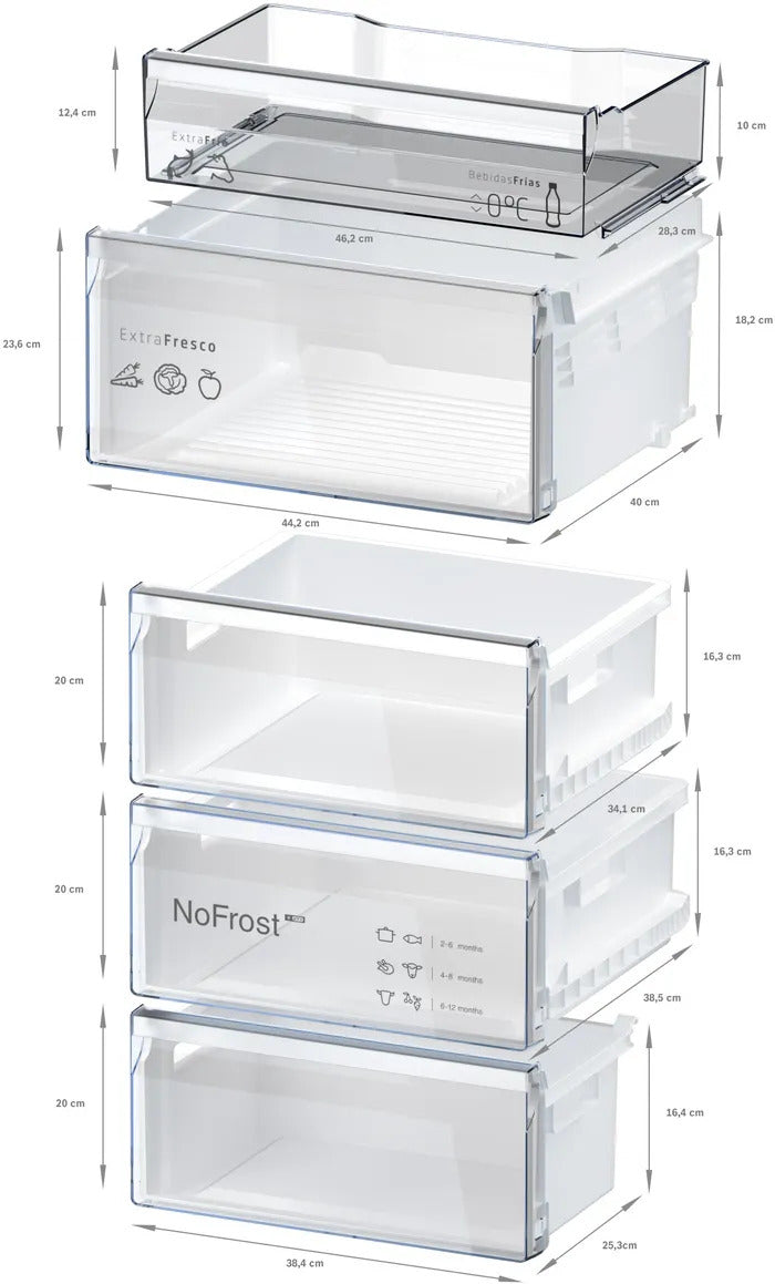 Frigorífico combi Balay 3KFD855NI, imagen complementaria 7