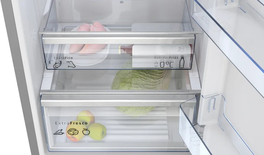 Frigorífico combi Balay 3KFD855BI – detalle interior