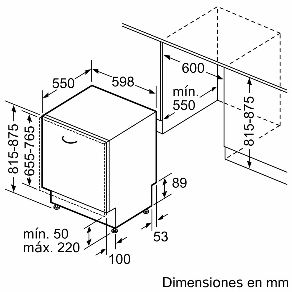 LVJ. BOSCH SMH4HVX14E 82x60 3ºB 6P INT