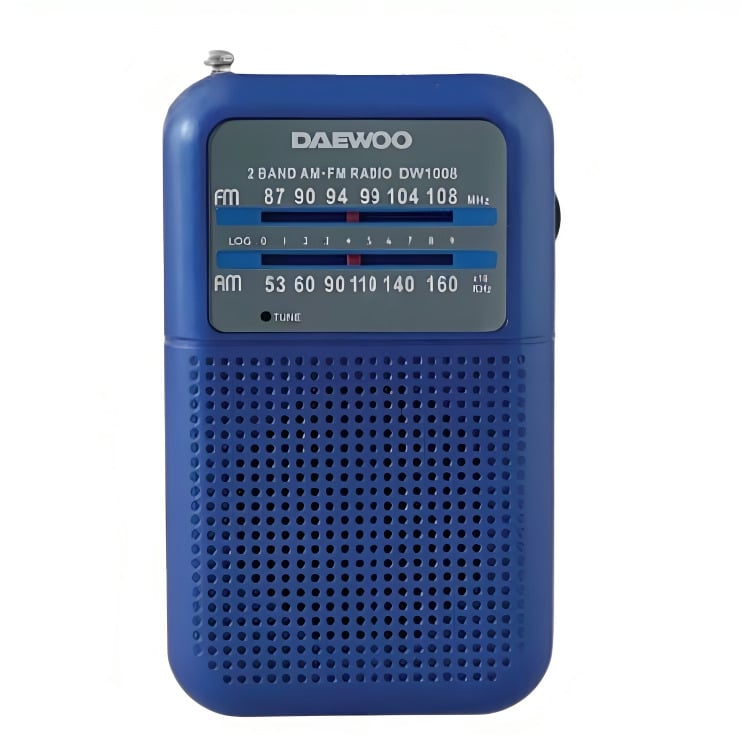 RADIO PORTATIL DAEWOO DW1008BL AM/FM ANTENA TELES