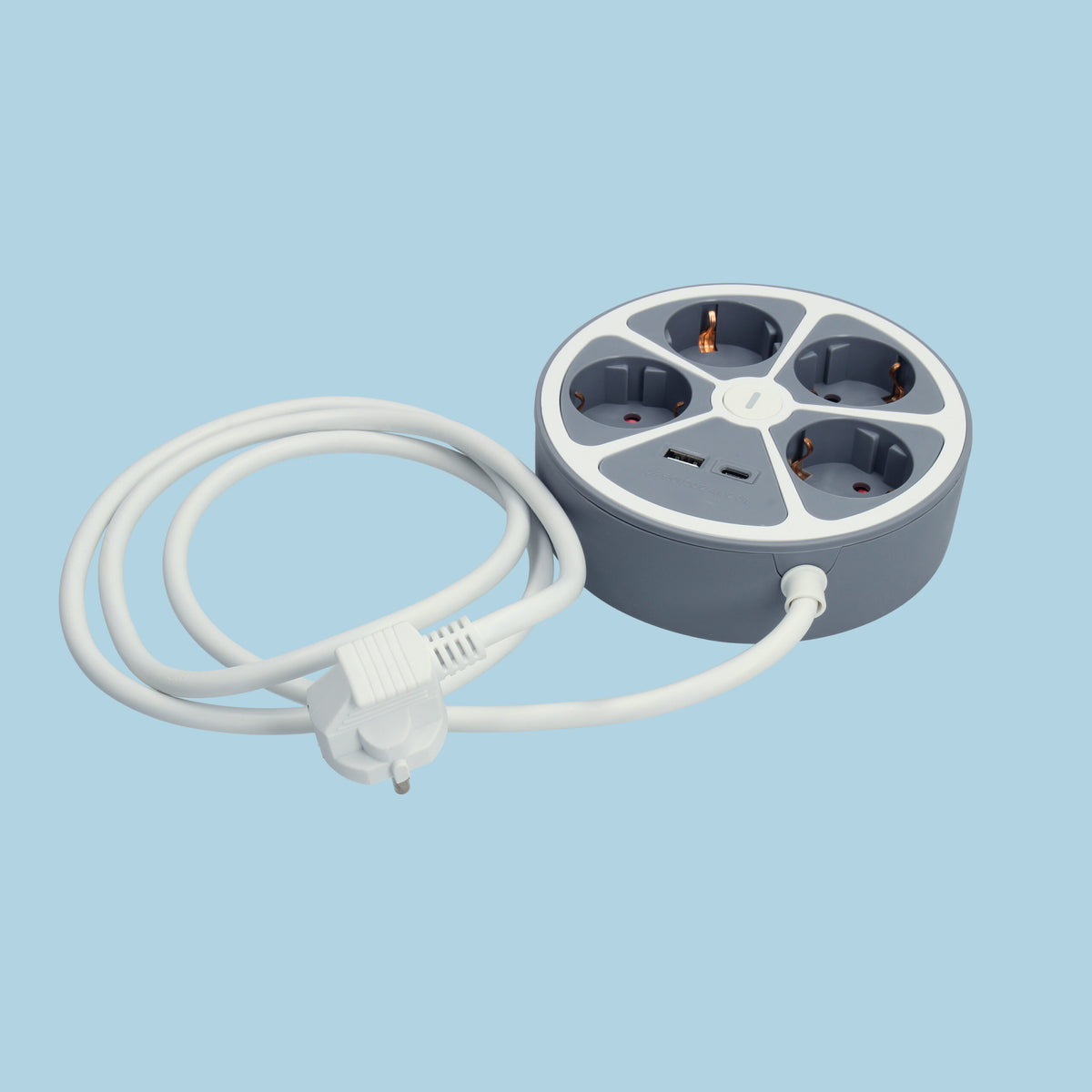 REGLETA TM ELECTRON TMUAD554CB 4 TOMAS+USB A+USB C