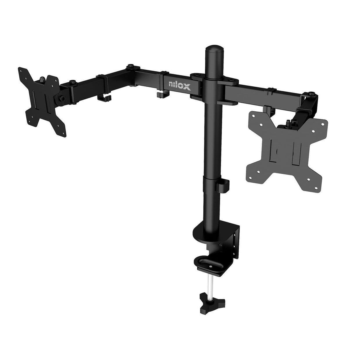 SOPORTE MONITOR NILOX BRAZO 2 MONITORES