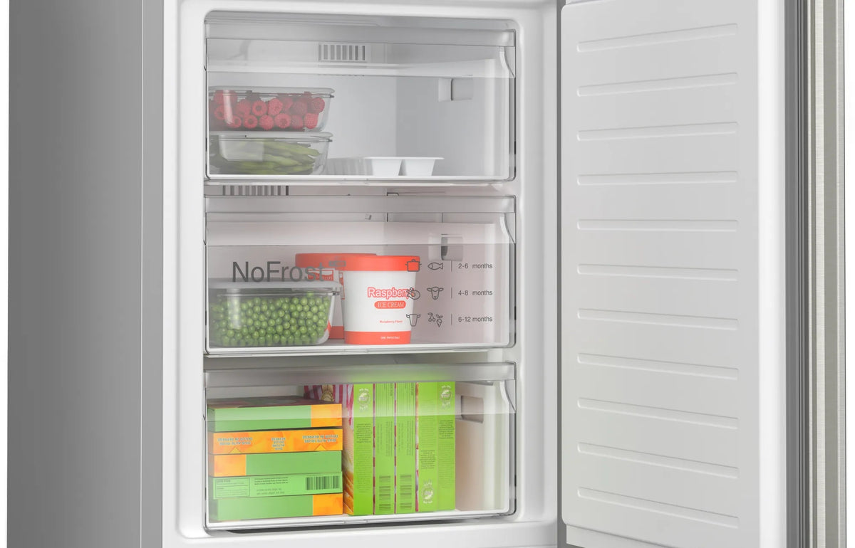 FRICOM. BOSCH KGN362ICF 186x60 NF INOX