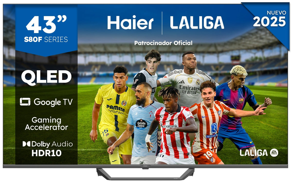 TV HAIER 43" H43S80FUX UHD QLED GOOGLETV PEANA