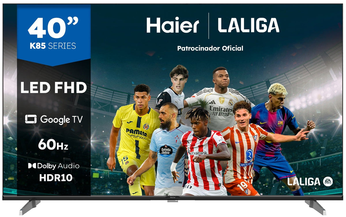TV HAIER 40" H40K85EFX FHD GOOGLETV DOLBY AUDIO