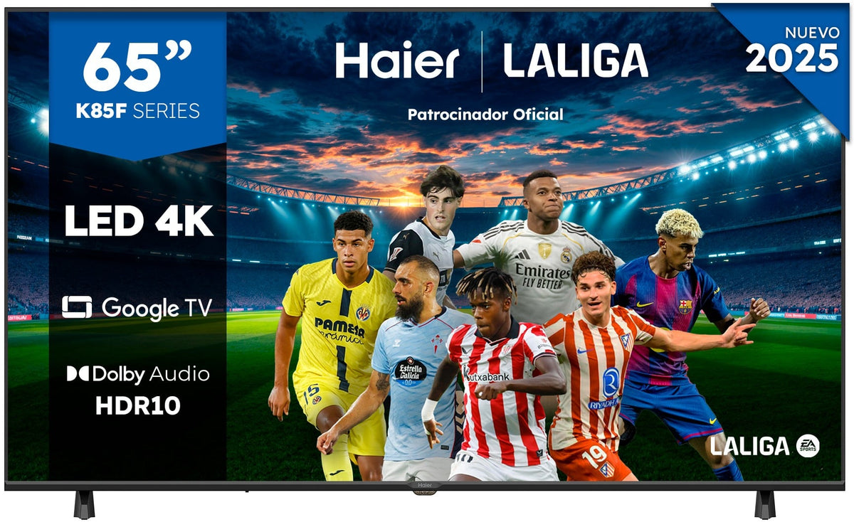 TV HAIER 65" H65K85FUX UHD GOOGLETV DOLBY AUDIO