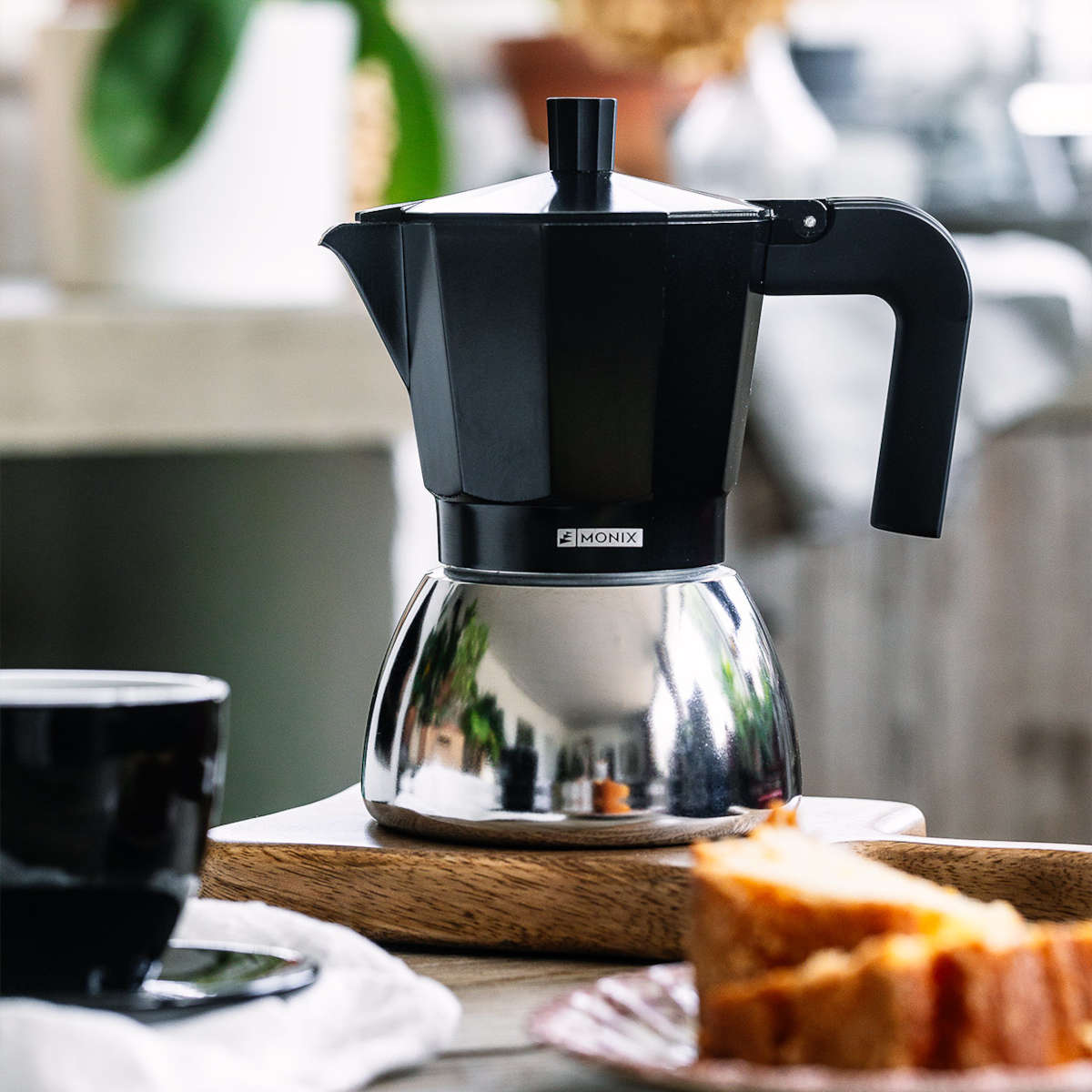 CAFET. ITALIANA MONIX INDUCTION INOX BLACK 3T