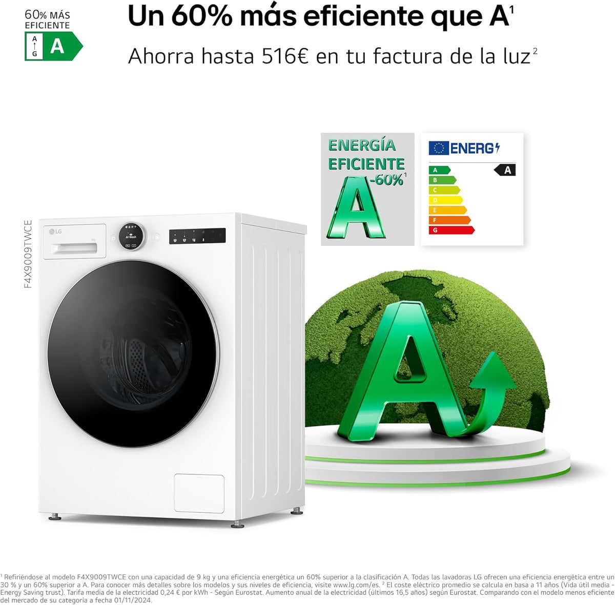 LVD. LG F4X9009TWCE 9K 1400R TBWASH BCA