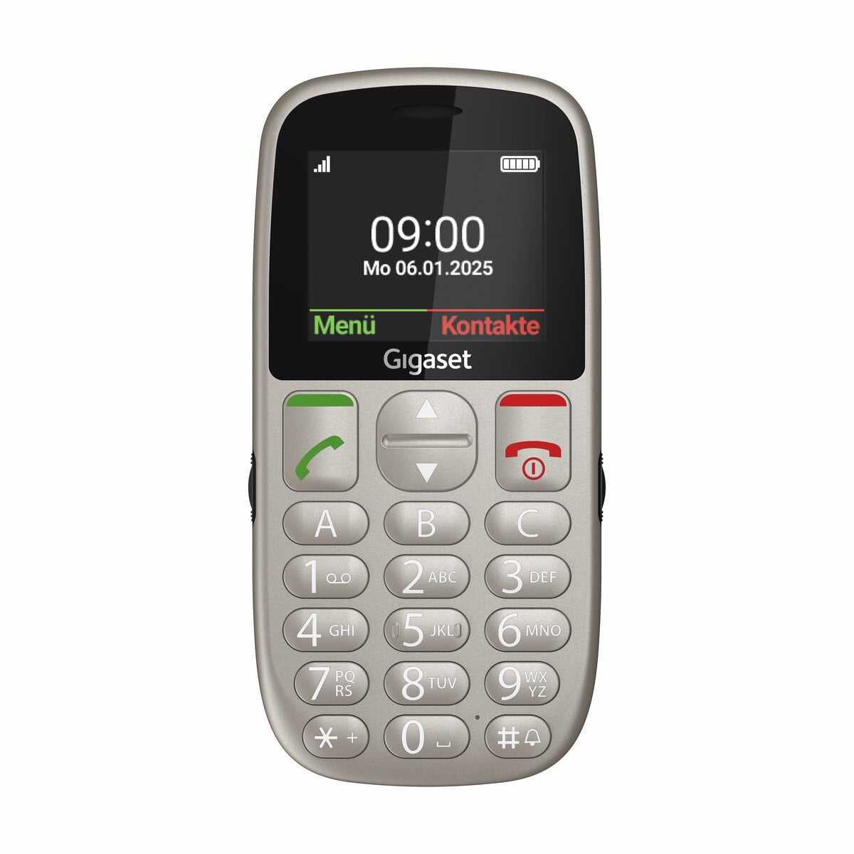 SENIORPHONE GIGASET GL395 2,2" GREY TITAN
