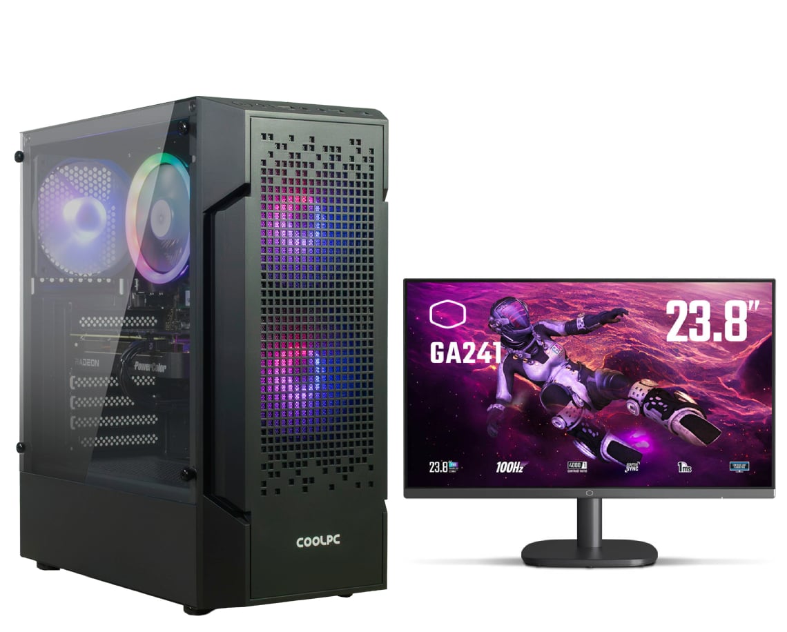 OR. GAMING COOLPC CARACAL R5 16GB 1TB RX9060 + MON
