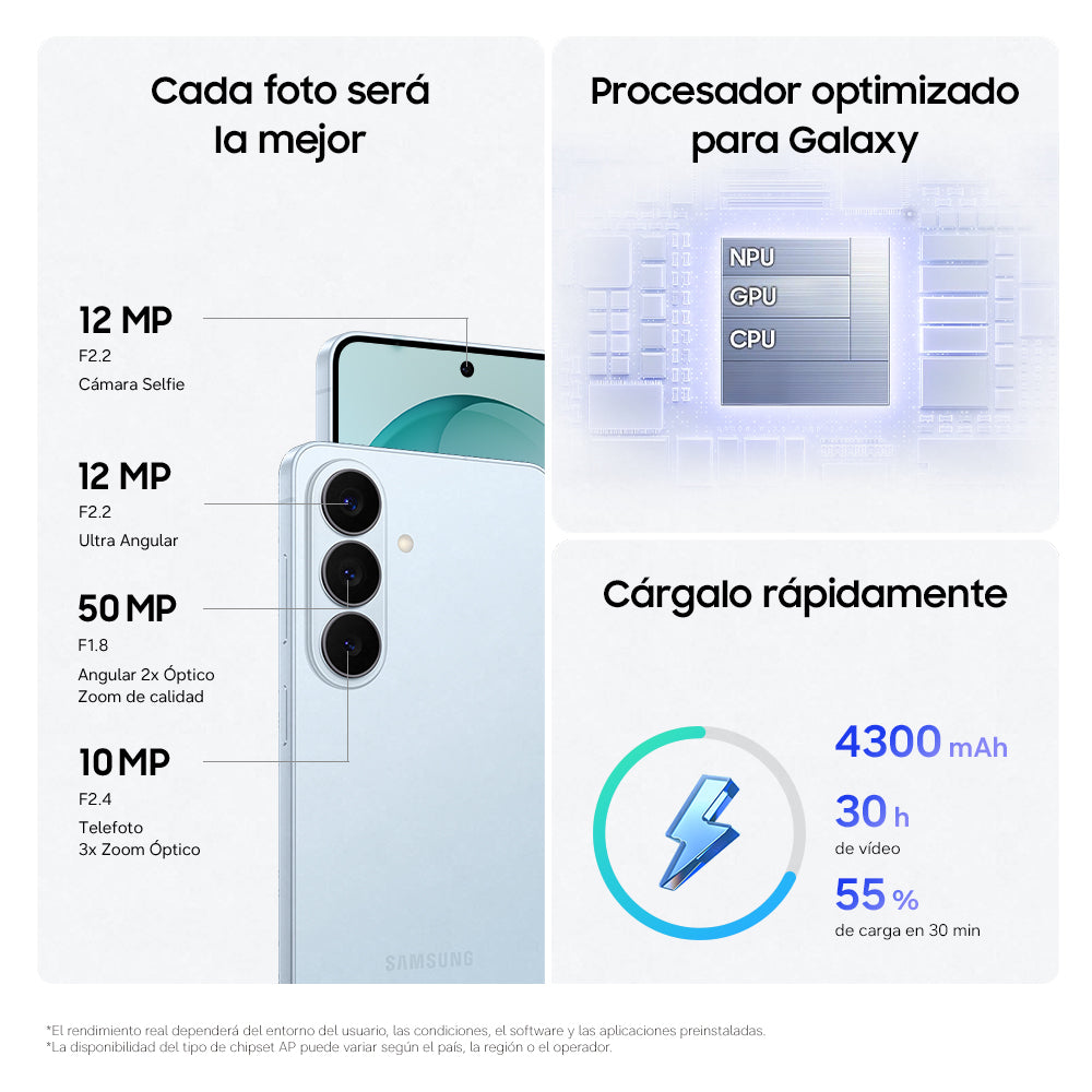SMARTPHONE SAMSUNG S26 12/256 6,3" WHITE