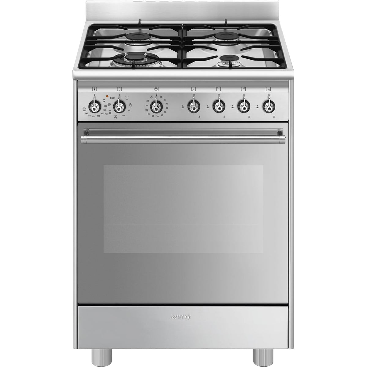 COCI. SMEG SX61GM CONCERTO INOX 4F 60X60