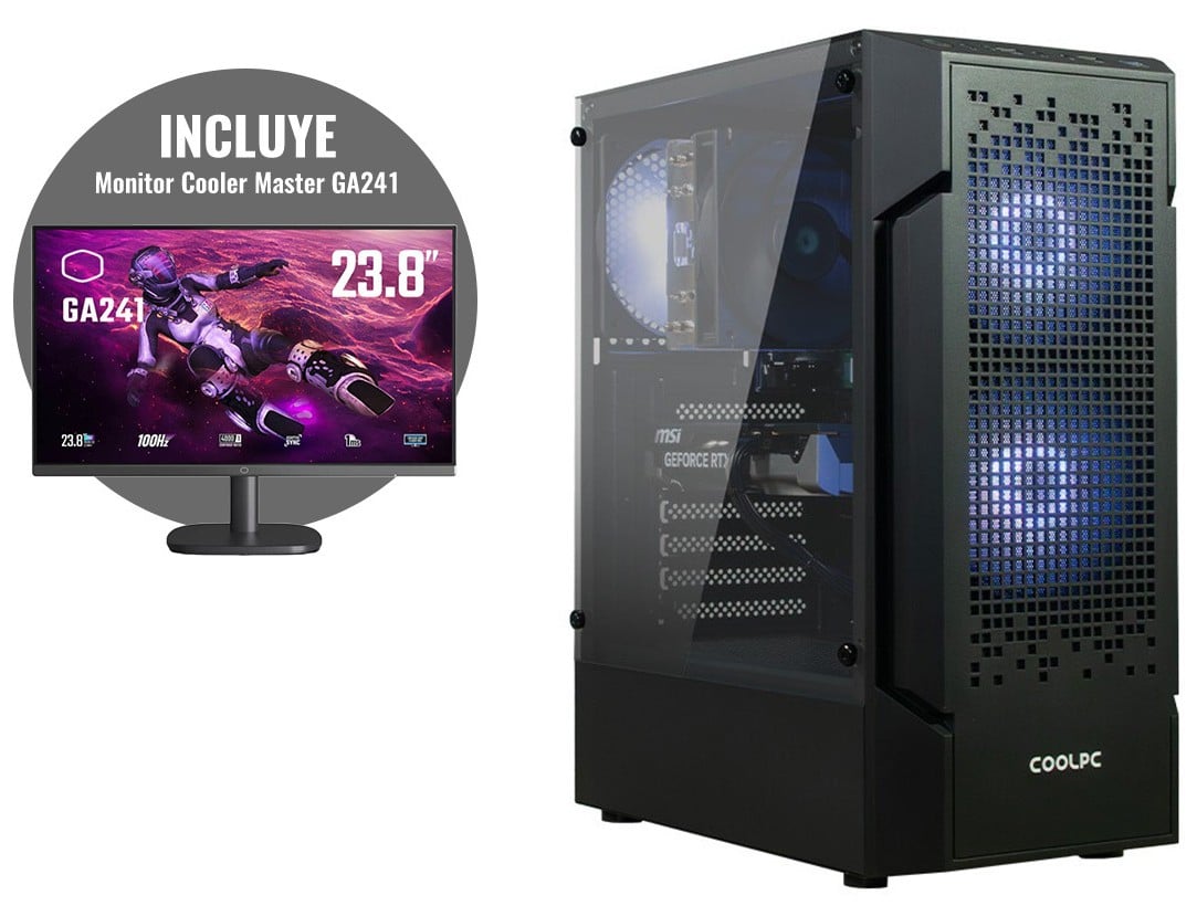 OR. GAMING COOLPC COUGAR R5 16GB/1TB RTX 5060+MONI