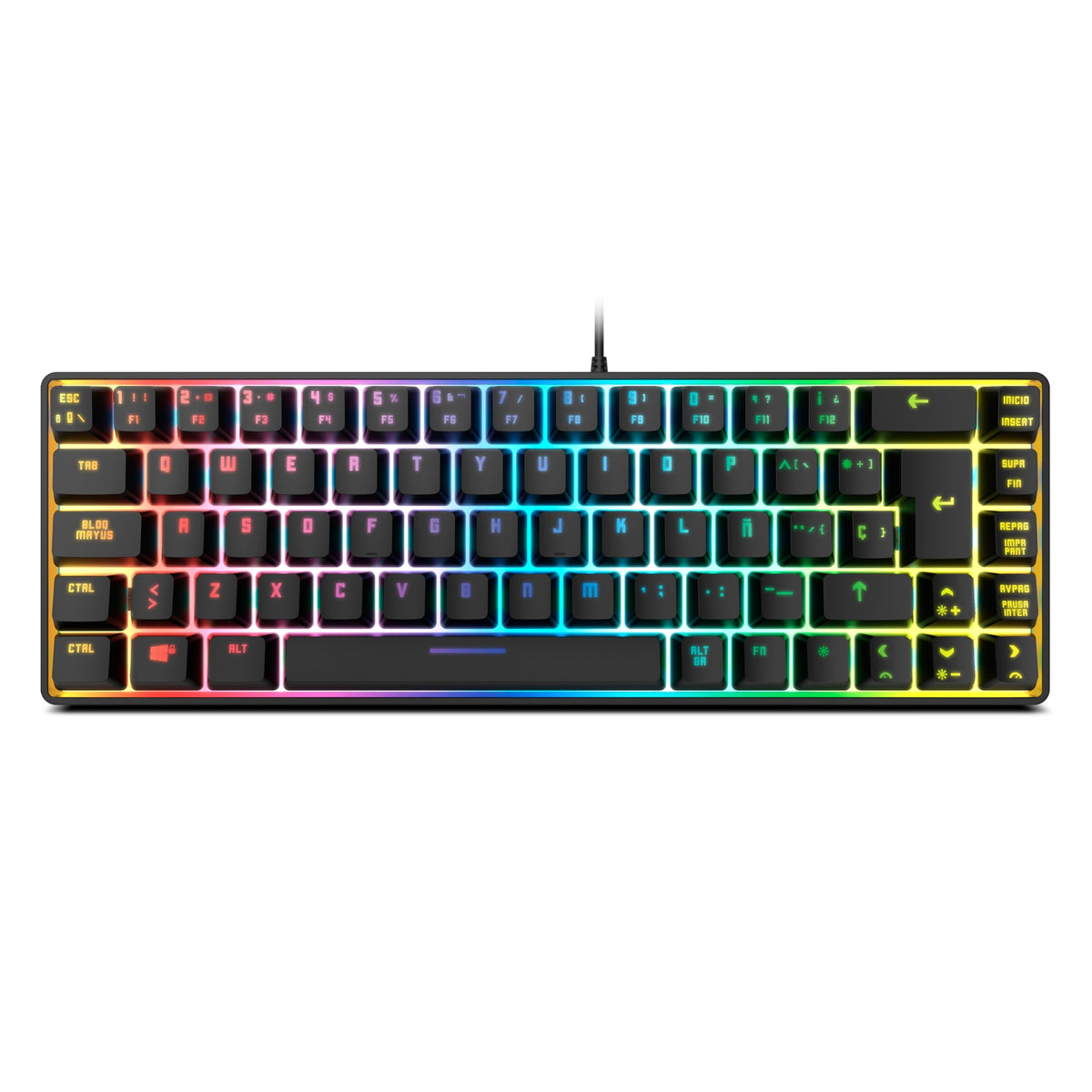 TECLADO KROM KALISTA MINI RGB MEMBRANA