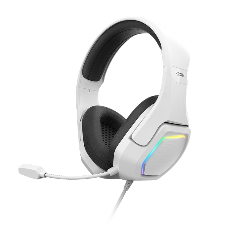 AURICULARES KROM KOPA 7,1 VIRTUAL BLANCO GAMING
