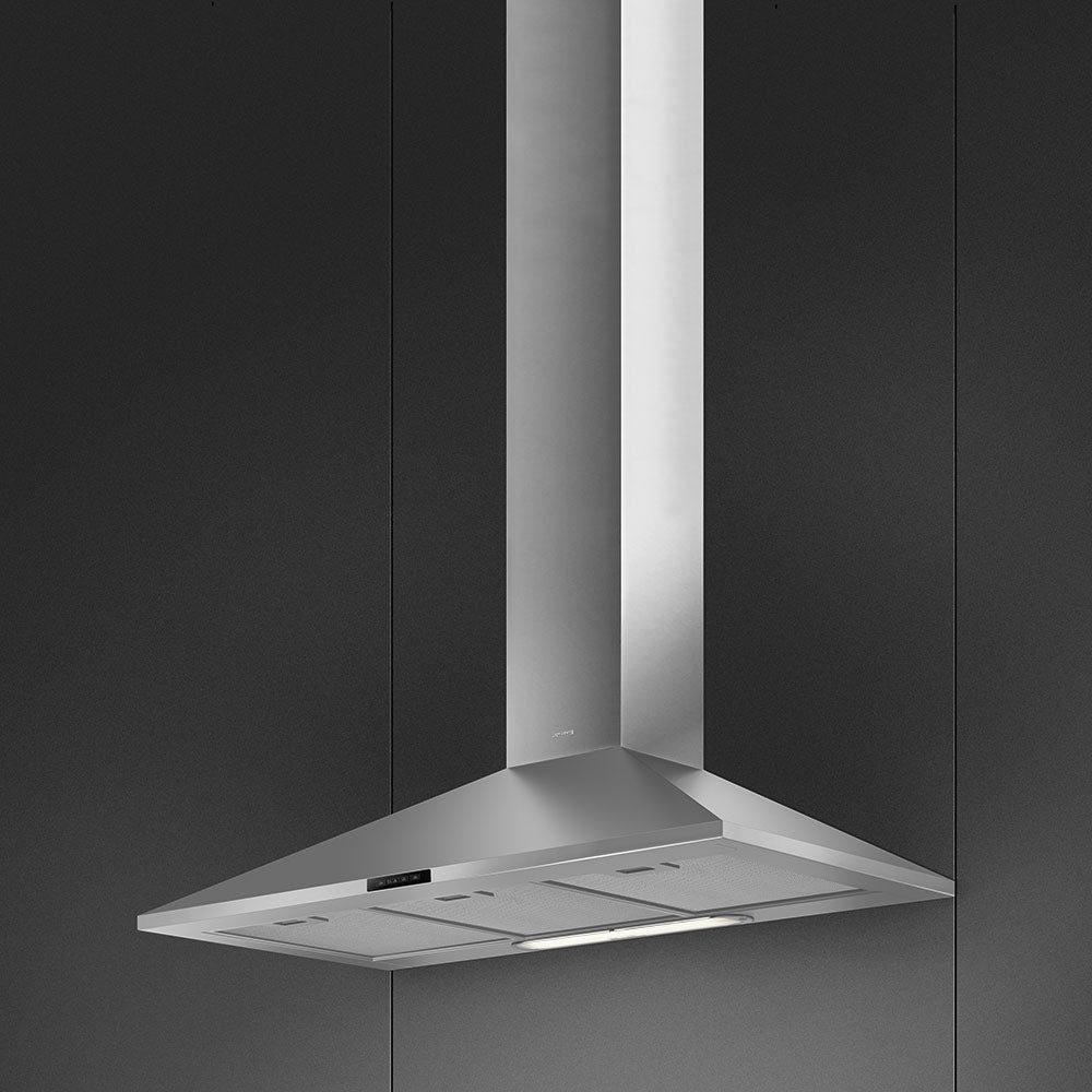 CAMP. SMEG KDE900EX ACERO INOX 90CM 588m3/h 70dB