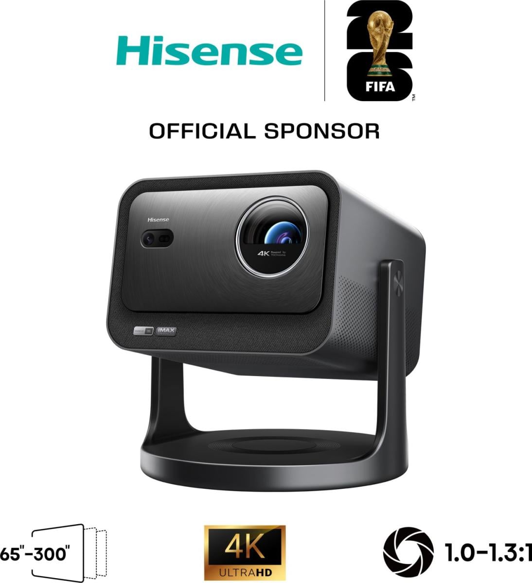 PROYECTOR HISENSE LASER MINI C3 65-300" 4K SMARTTV