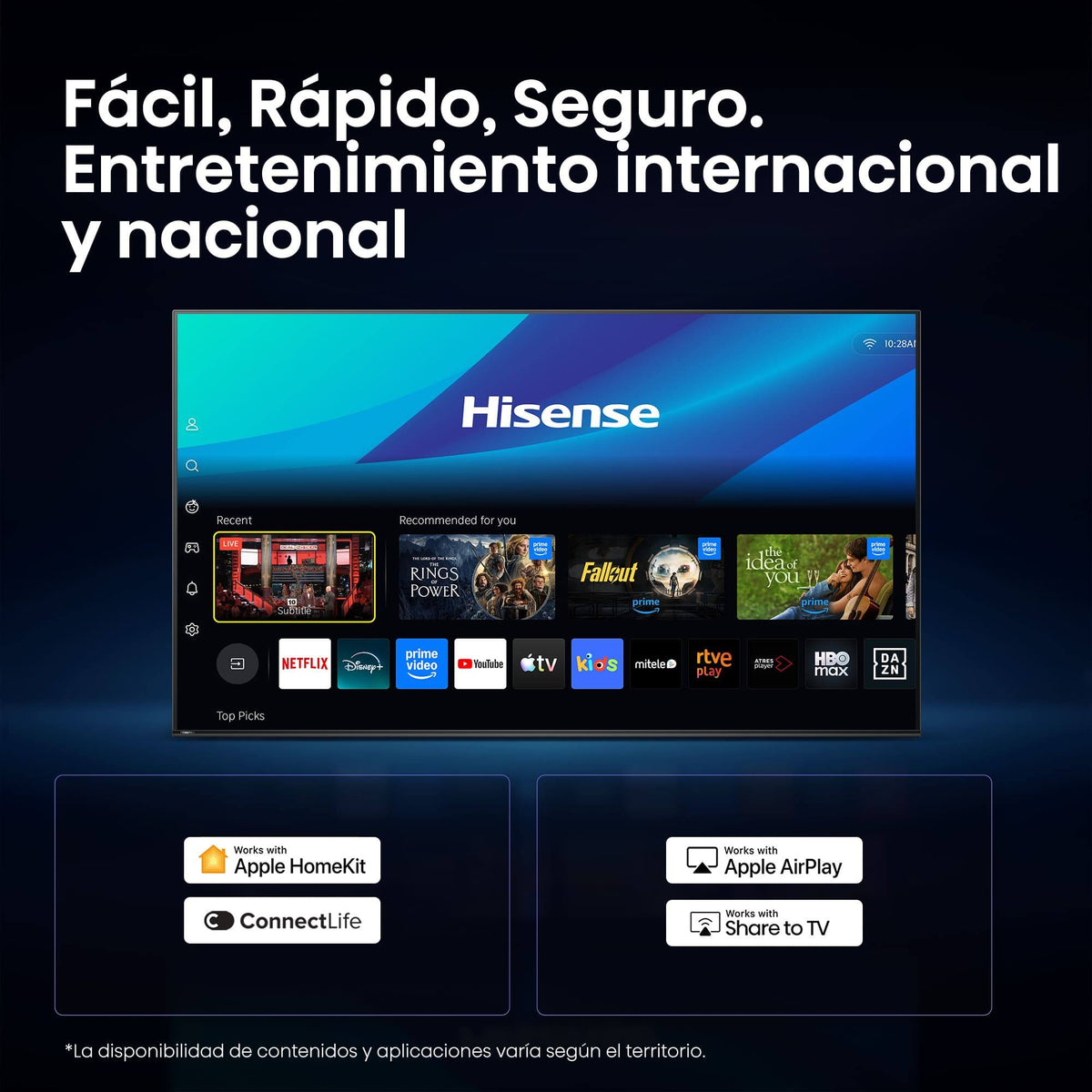 TV HISENSE 40" 40A5S FHD QLED SMART TV DOLBY ATMOS