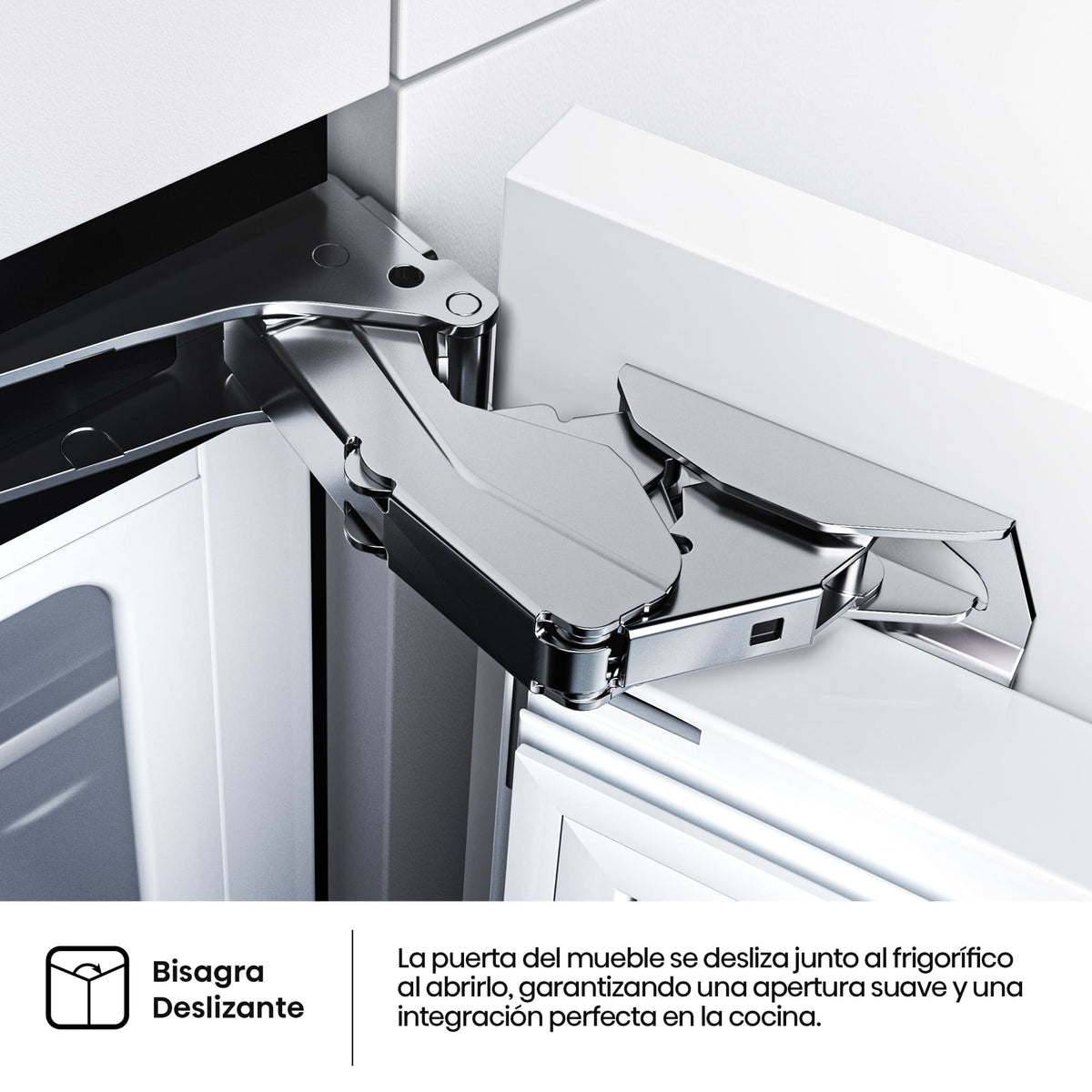 Vista adicional del frigorífico combi integrable Hisense RB3B370SAWD1, imagen 8 de la galería