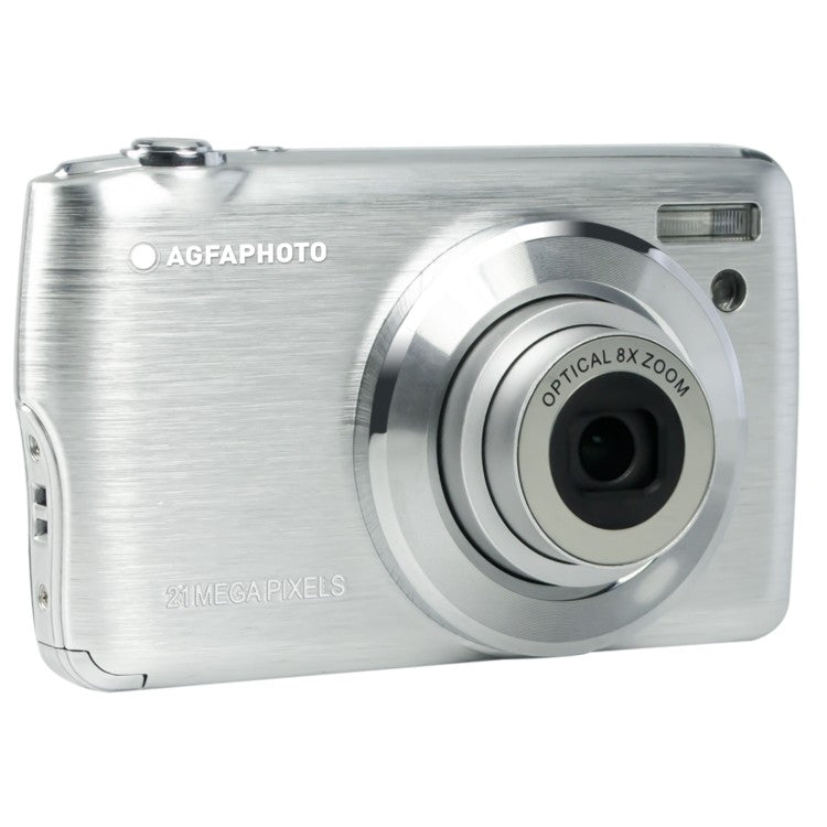 CAMARA AGFA CAMARA DC8200 SILVER 21MP SD+FUNDA