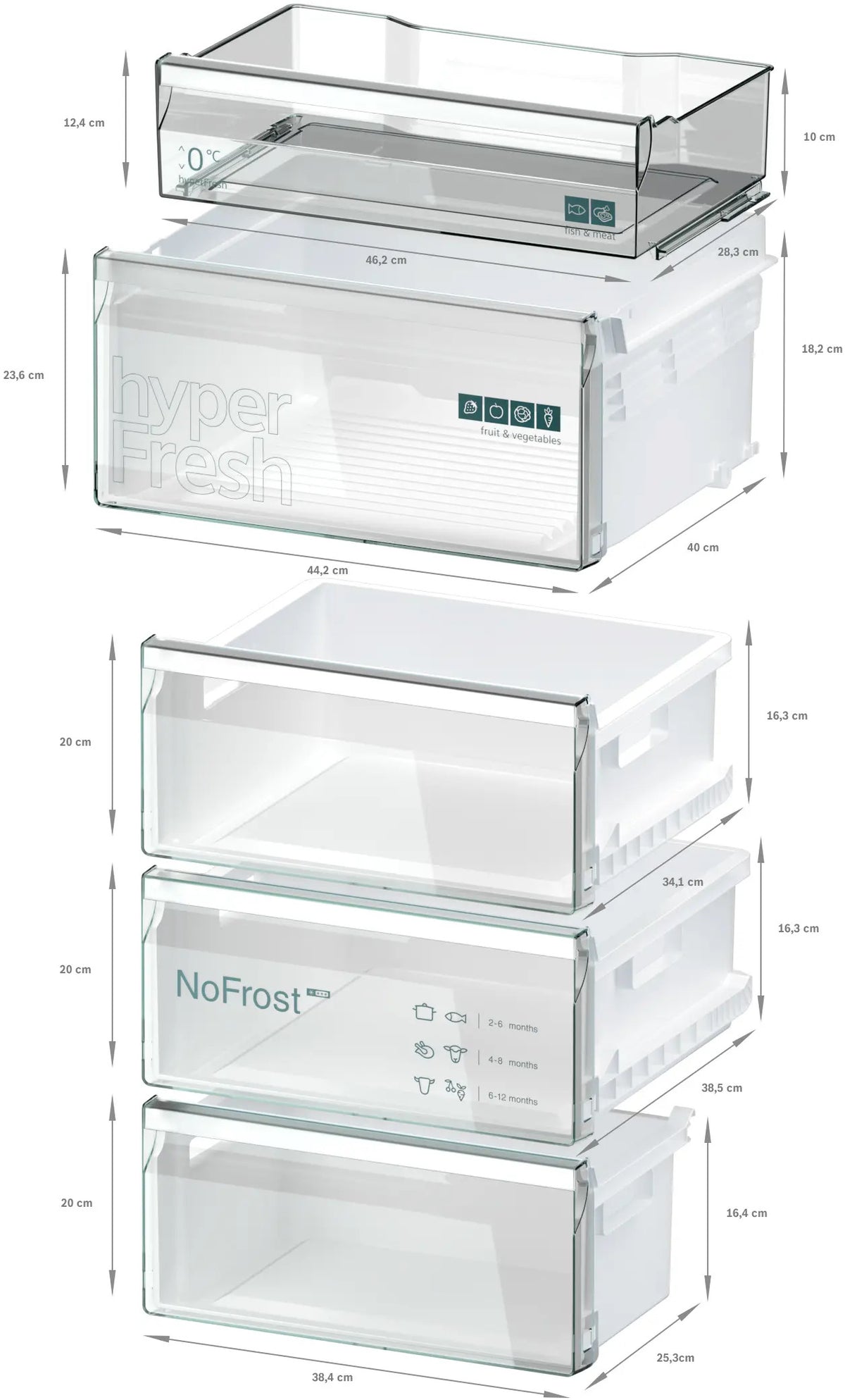 FRICOM. SIEMENS KG39NVICG 203x60 NF INOX