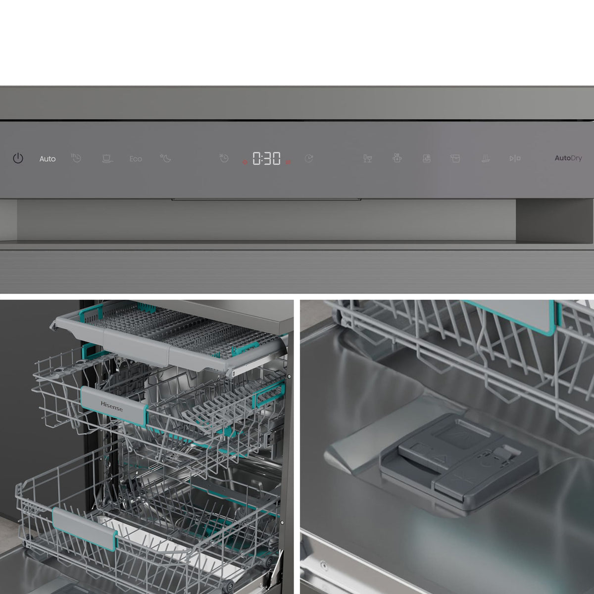 LVJ. HISENSE HS663A90XUK 7P 3ªB 44DB DSP INOX