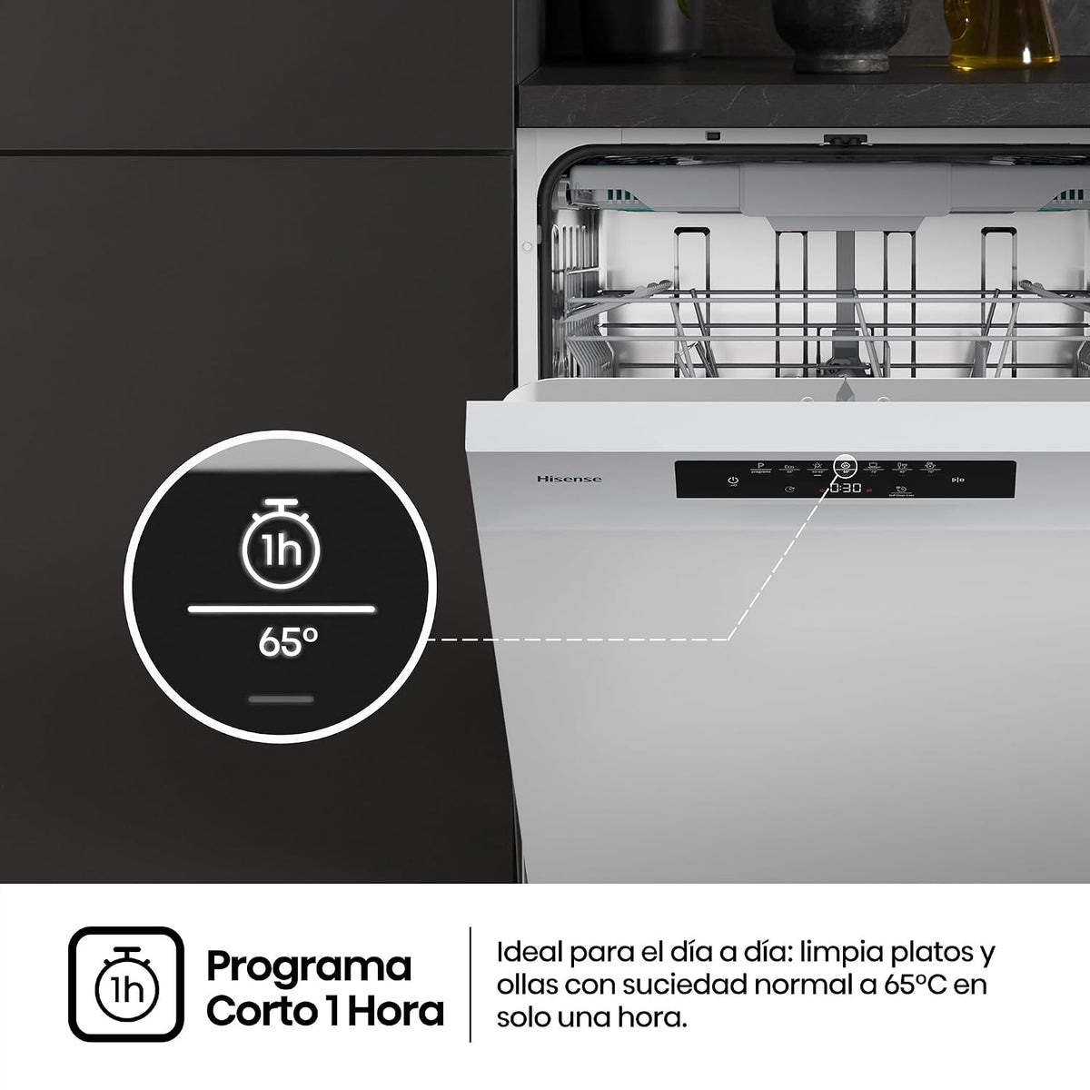 LVJ. HISENSE HS643B90W 6P 3ªB 44DB DSP BCO