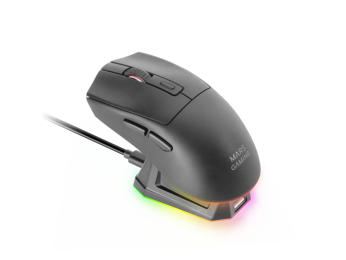 RATON MARS GAMING BLUETOOTH MMT3 RGB NEGRO
