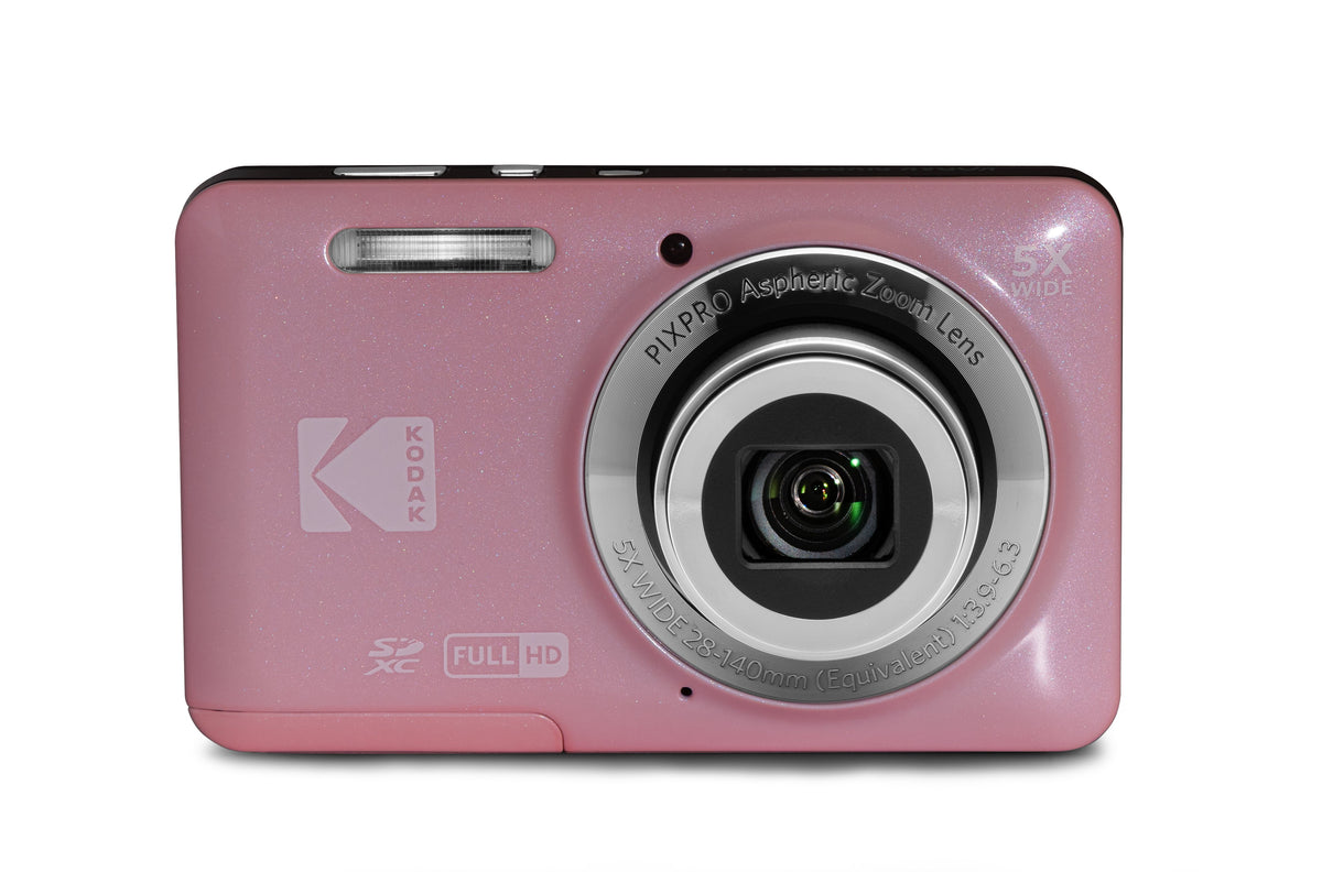 CAMARA KODAK FZ55 ROSA 16MP ZOOM OPTICO X5