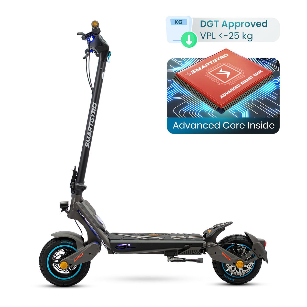 PATIN ELECTRICO SMARTGYRO ROCKWAY GL 10" 600W