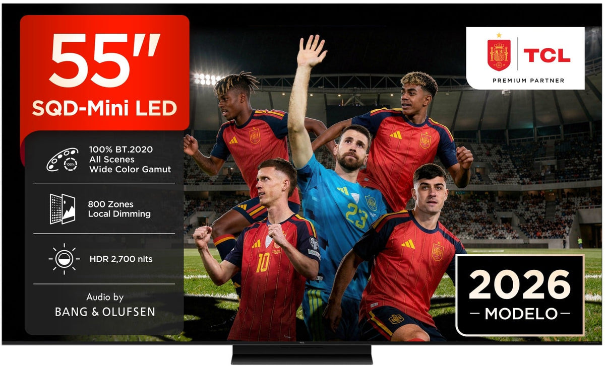 TV TCL 55" 55C7L UHD SQDMINILED GOOGLETV 144HZ B&O