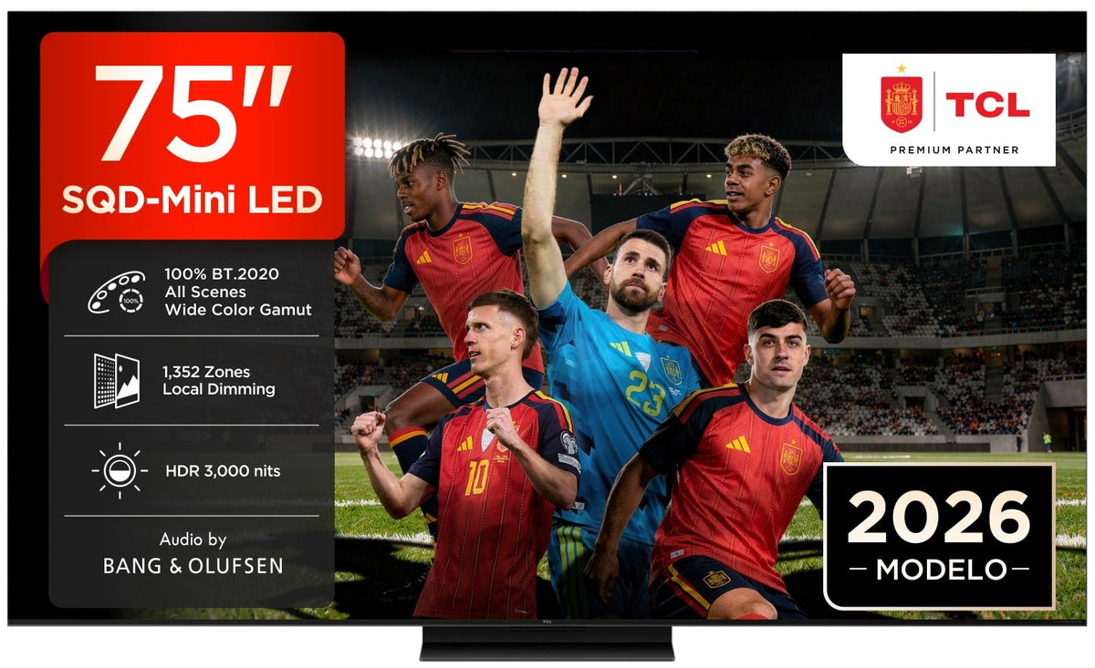 TV TCL 75" 75C7L UHD SQDMINILED GOOGLETV 144HZ B&O