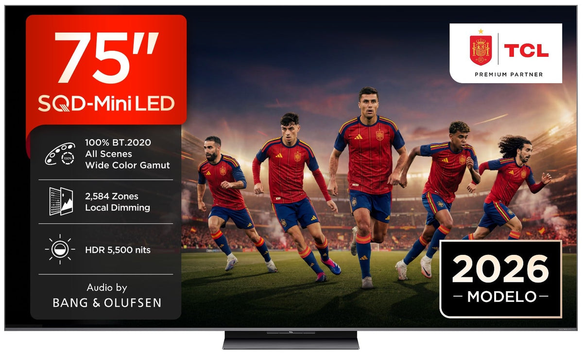 TV TCL 75" 75C8L UHD SQDMINILED GOOGLETV 144HZ B&O