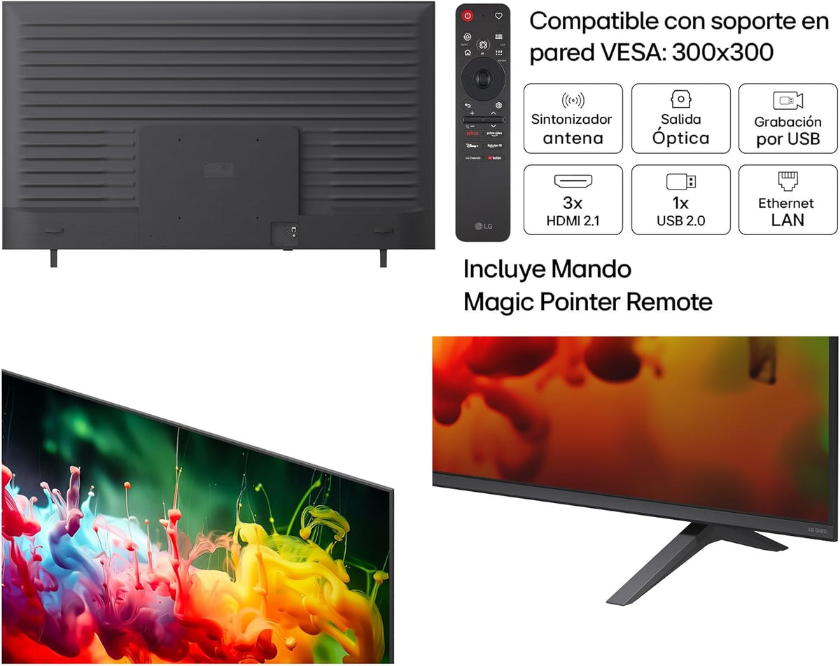 TV LG 75" 75QNED70B6A UHD QNED MINILED A7 WEBOS26