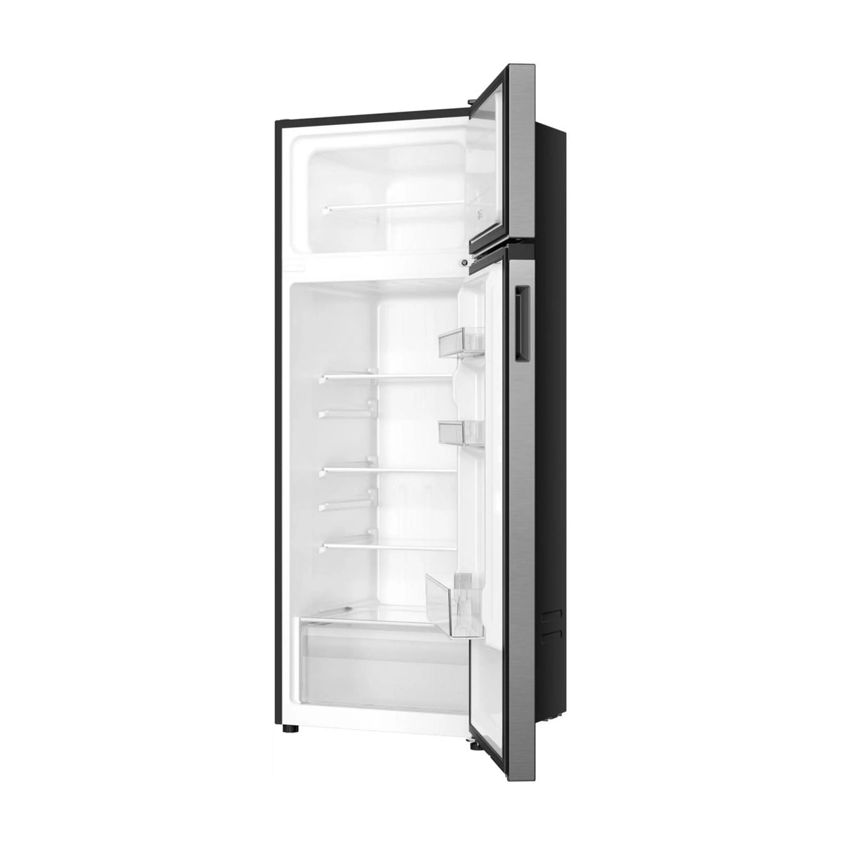 Candy CNDQ2S514EX de 206 litros en inox, fotografía adicional del frigorífico de 2 puertas