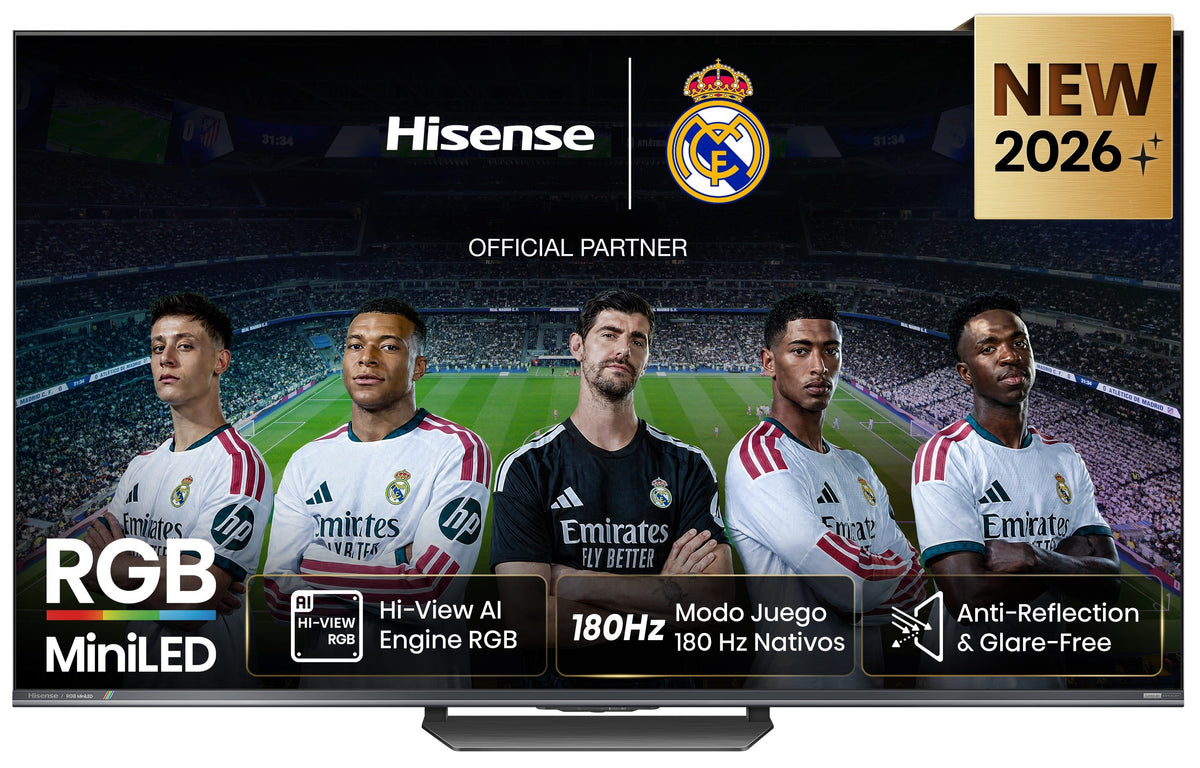 TV HISENSE 55" 55UR8S UHD RGBMINILED SMARTTV 180HZ