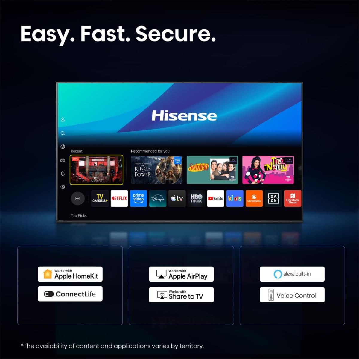 TV HISENSE 50" 50E8S UHD MINILED SMART TV 144HZ