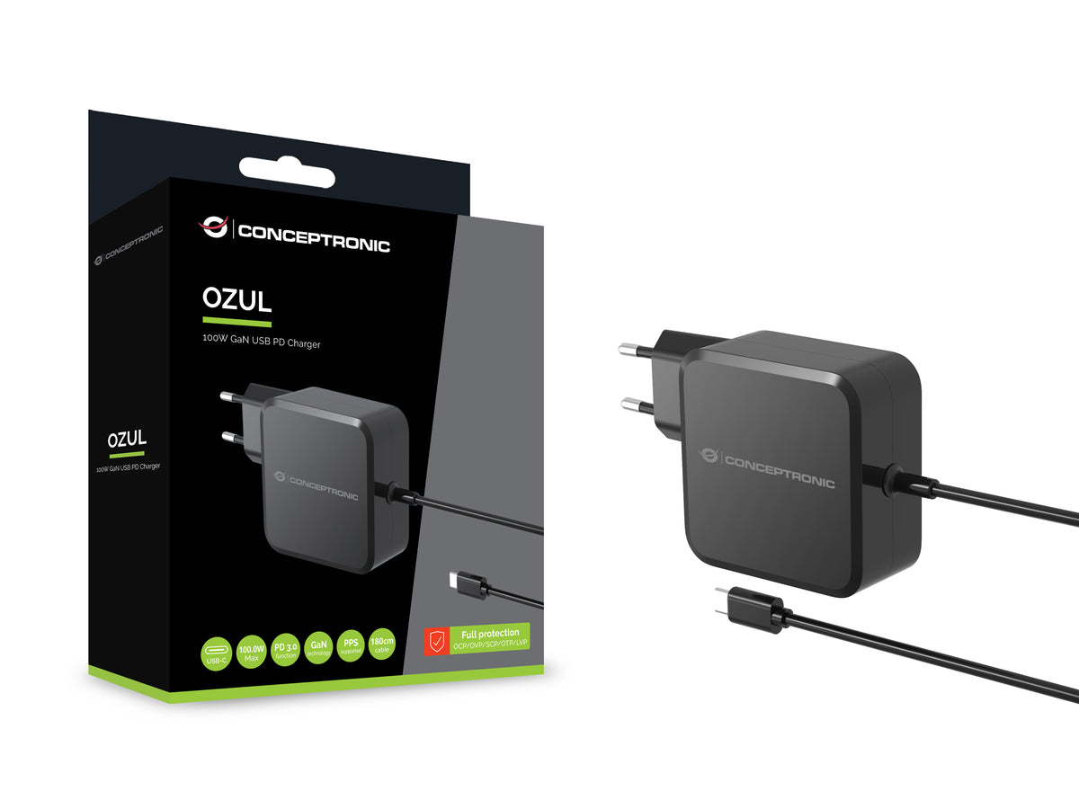 CARGADOR PARED CONCEPTRONIC USB C 100W