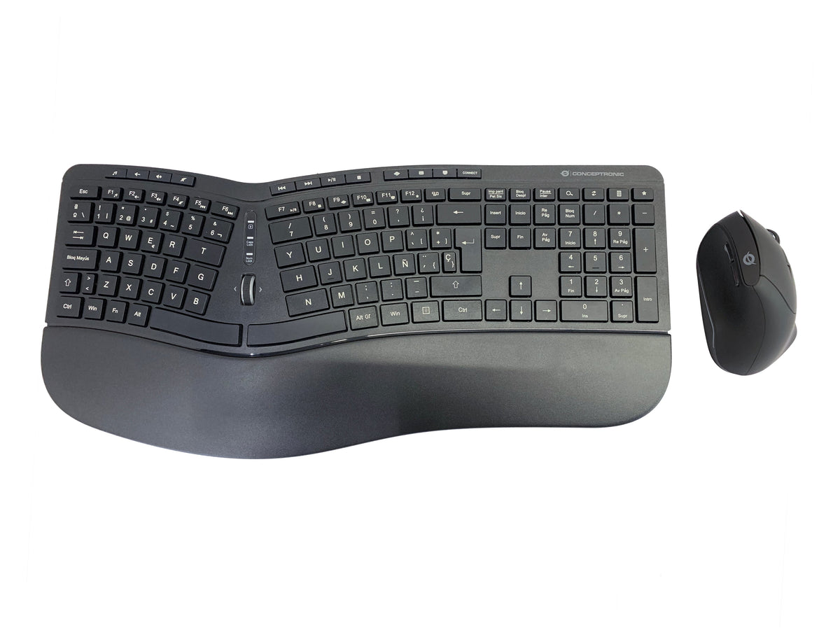 COMBO CONCEPTRONIC TECLADO WIRELESS +RATON ERGONI