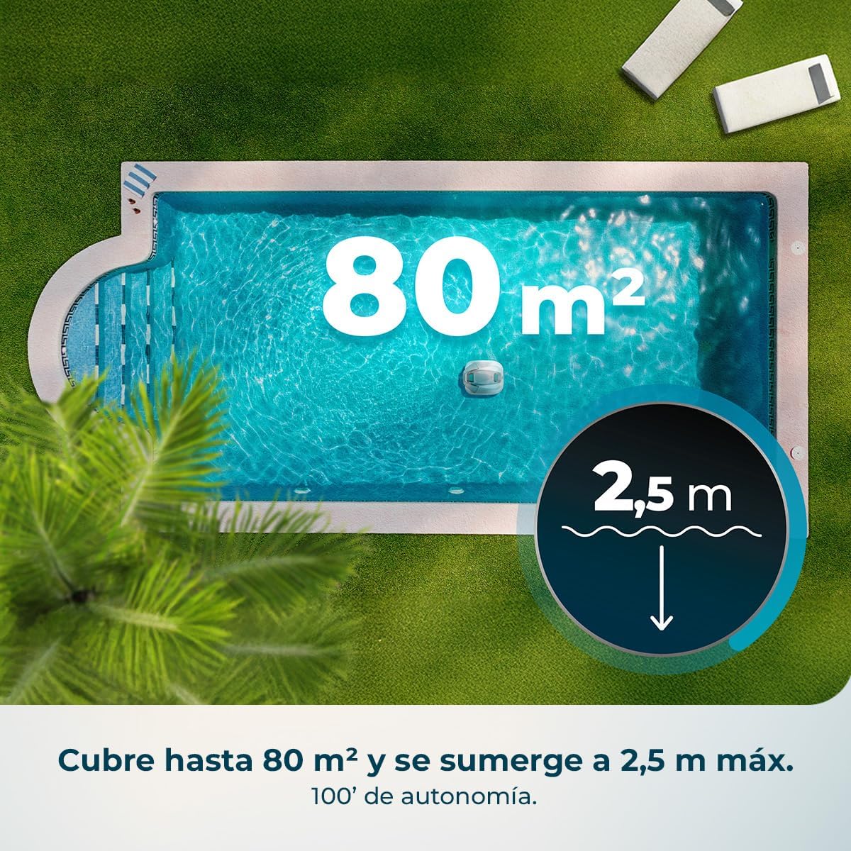 ROBOT PISCINA CECOTEC CONGA POOLDROID 3000 FLOORMA