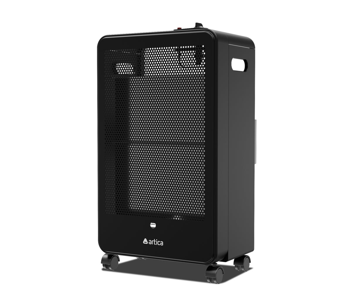ESTUFA GAS ARTICA AEA3800N LLAMA AZUL 3800W NEGRO