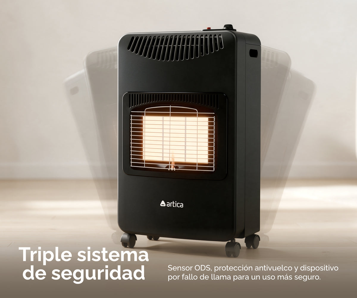 ESTUFA GAS ARTICA AEI4200NPL INFRAR 4200W PLEGABL