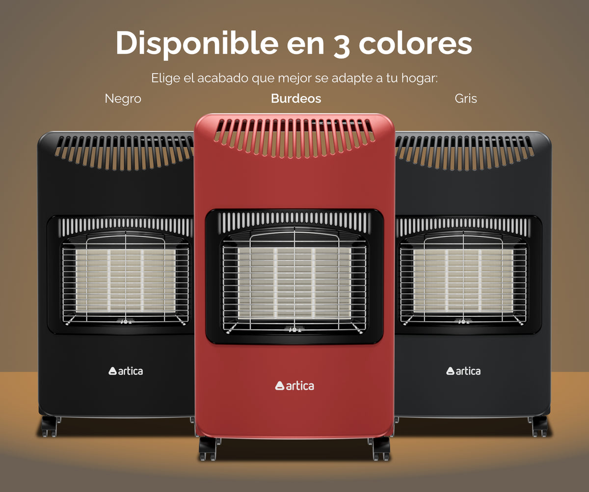ESTUFA GAS ARTICA AEI4200BR INFRAR 4200W BURDEOS