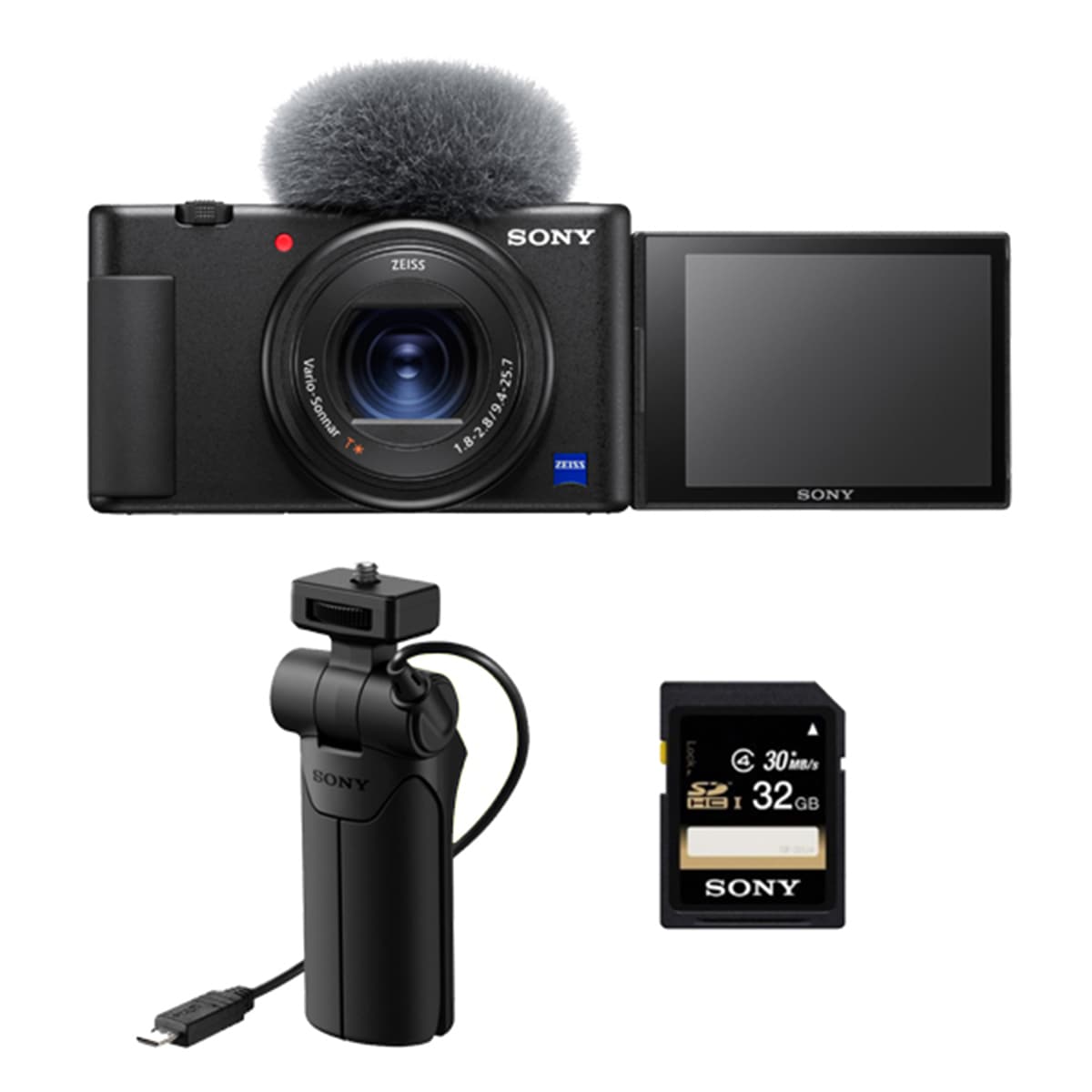 CAMARA SONY ZV-1 PARA VLOGGING+EMPUÑADOR+SD VID 4K