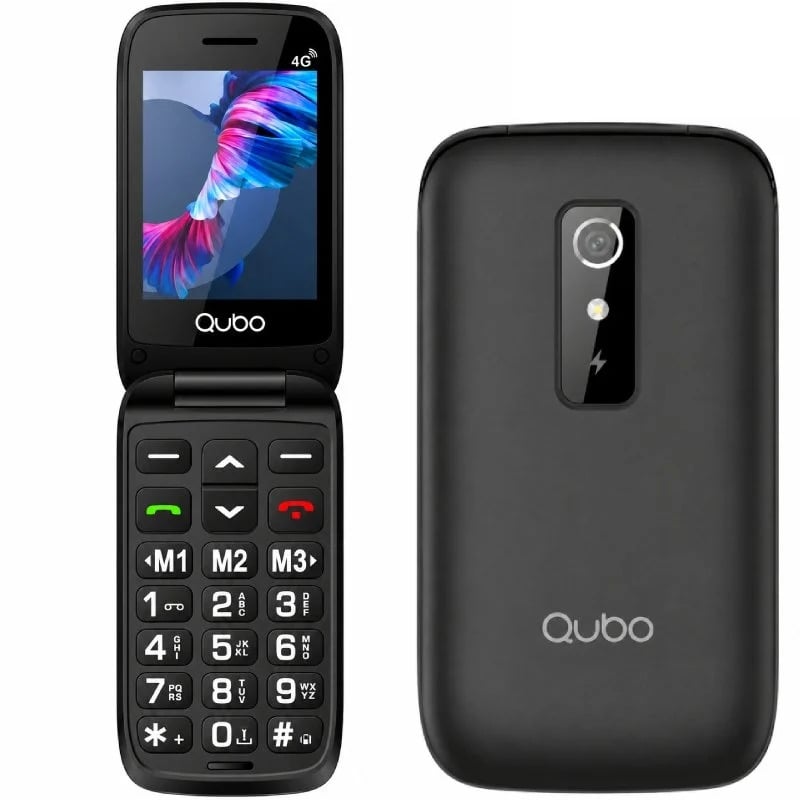 SENIORPHONE QUBO P-220BKC 4G 2,88"