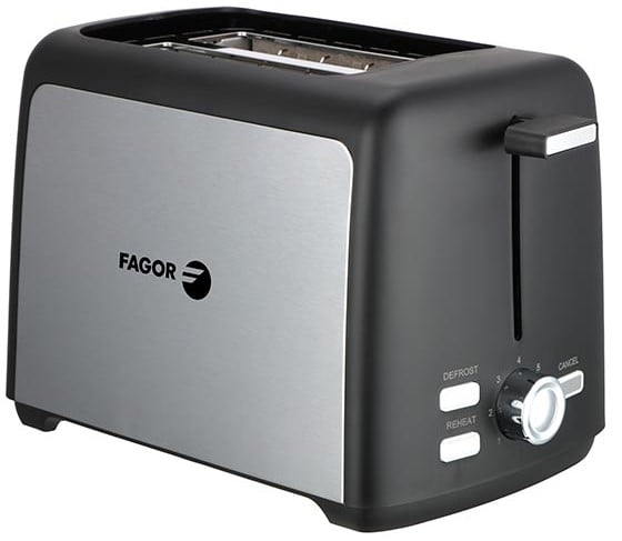 TOST. FAGOR TOASTPRO 800W 2R CORTO INOX