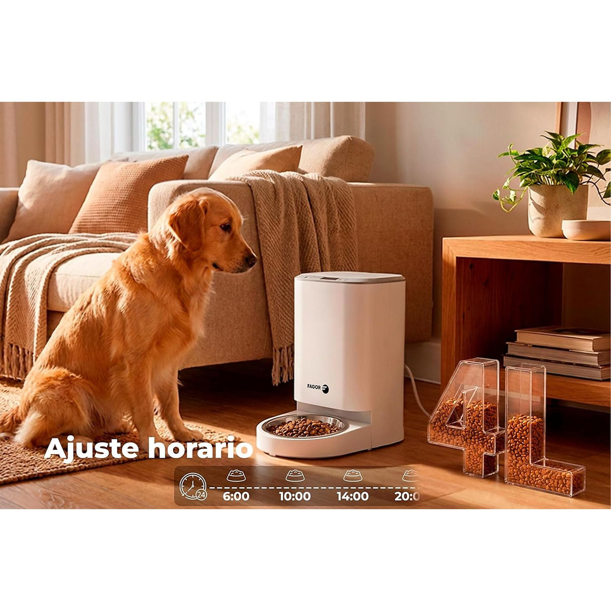 COMEDERO FAGOR MEALMATE ONE 4L MASCOTAS