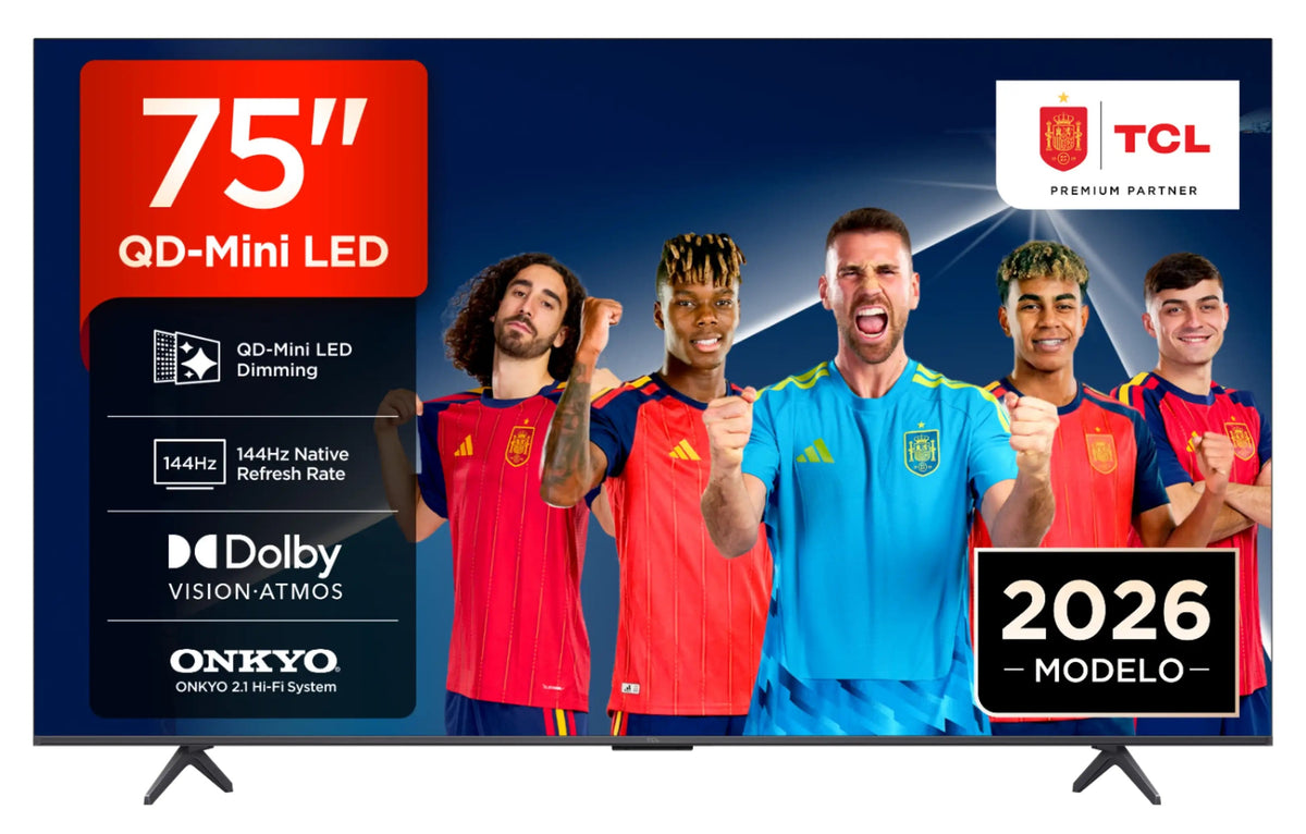 TV TCL 75" 75P8L UHD MINILED GOOGLETV 144HZ