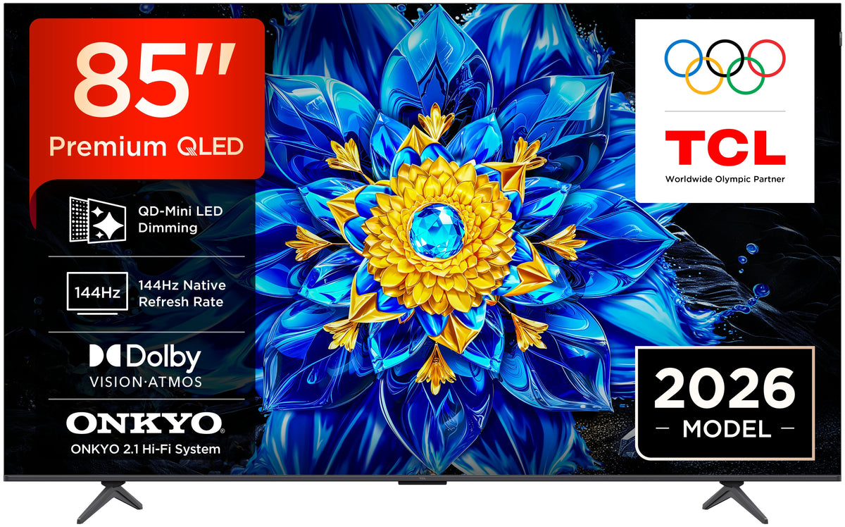 TV TCL 85" 85P8L UHD MINILED GOOGLETV 144HZ