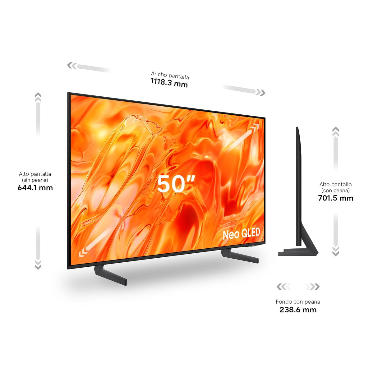 TV SAMSUNG 50" TQ50QN70H UHD NEOQLED SMARTTV 120HZ